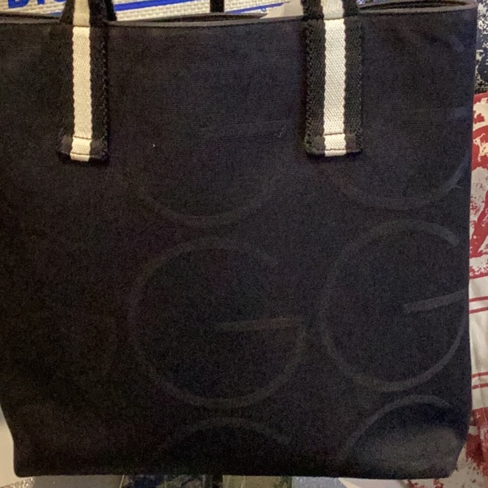 Gucci black canvass tote